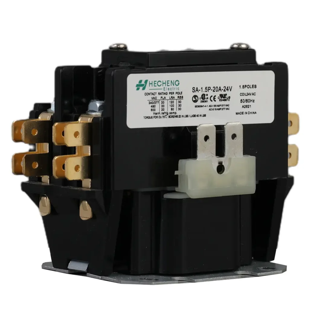 SA 1.5P 24V 20A Definite Purpose Contactor 03 6 SA 1.5P 24V 20A Definite Purpose Contactor 03