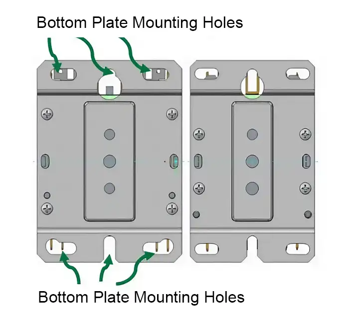 Bottom Plate Mounting Holes 3 34 Bottom Plate Mounting Holes 3