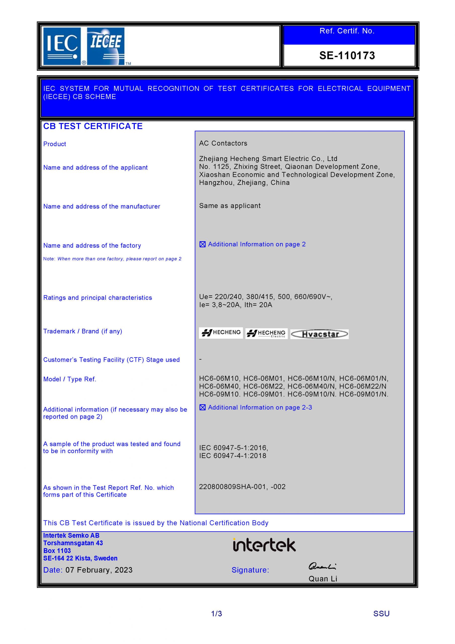 CB HC6 0612MNCB CERTIFICATE 110173 页面 1 1 scaled 1 21 CB HC6 0612MNCB CERTIFICATE 110173 页面 1 1 scaled 1