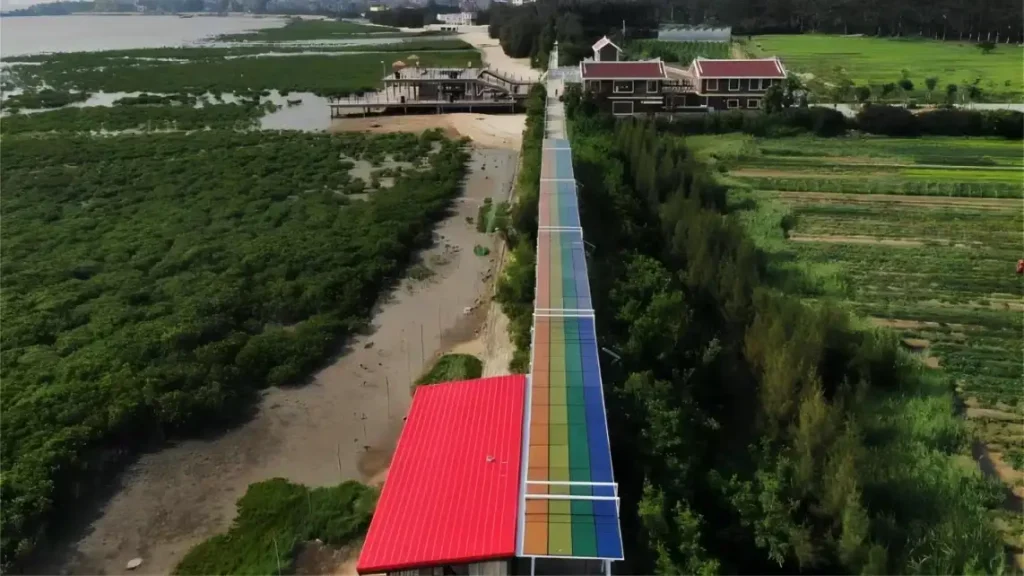 Mangrove Ecological Wind and Rain Corridor on Meizhou Island Putian City Fujian Province 25 Mangrove Ecological Wind and Rain Corridor on Meizhou Island Putian City Fujian Province